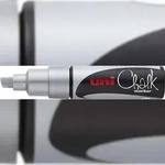 uni-ball Faber Castell Marker UNI CHALK PWE-8K 8 mm silber