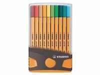 Fineliner point 88® ColorParade, Klappbox mit 20 Stiften