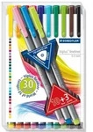 STAEDTLER Feinschreiber triplus fineliner 0,3mm Set mit 13 Farben