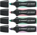 STABILO Textmarker GREEN BOSS&reg; Pastel, 2-5mm, soriert