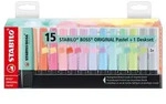 STABILO Textmarker BOSS Pastel 7015-02-5 Tischset 15 St./Pack.