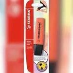 Textmarker - STABILO BOSS ORIGINAL Pastel - Einzelstift - Korallrot