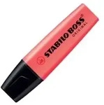 Stabilo Boss Textmarker boss original rot Packung mit 10 St&uuml;ck