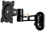 ROLINE LCD-Wandhalterung, 4 Gelenke, bis 10 kg, schwarz
