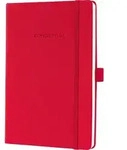 SIGEL Notizbuch Conceptum CO654 ca. DIN A5 kariert 194Blatt HC rot