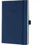 Sigel Conceptum A5 Gebunden Mitternachstblau Hardcover-Notizbuch Kariert 97 Blatt