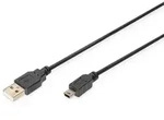 DIGITUS USB 2.0 Anschlusskabel, Typ A - mini B (5pin), 3.0m