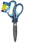 Pelikan Schere griffix, 14 cm, f&uuml;r Linksh&auml;nder, blau, rund, mit Namensschild