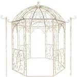CLP Pavillon Leila Metall HBT: 313x284x263 cm antik-creme
