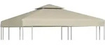 vidaXL Pavillon-Ersatzdach 310 g/m2 Beige 3x3 m