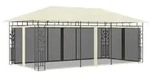 vidaXL Pavillon mit Moskitonetz 6x3x2,73 m Creme