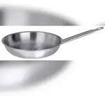 Contacto Bratpfanne Edelstahl, &Oslash; 24 cm, seidenmatt geb&uuml;rstet, induktionsgeeignet