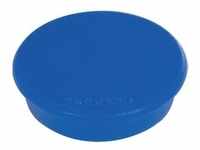 Magnet rund, 13 mm, 100 g, 10 Stück, blau