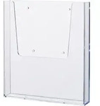 helit Wandprospekthalter H2350202 A4 1Fach PS transparent