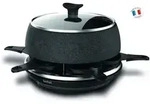 Tefal Raclette-Fondue RE 12C8 cherry-sw RE12C8