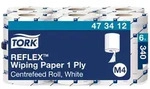 Tork Reflex Papierwischt&uuml;cher Wei&szlig; M4, SmartCore , 6 &times; 340 Blatt, 473412