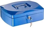 ALCO Geldkassette Stahlblech mit Schloss 255x200x90mm blau