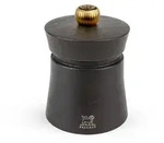 PEUGEOT Pfefferm&uuml;hle BAYA 8cm Schoko Buchenholz Stahlmahlwerk Gew&uuml;rzm&uuml;hle