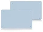 Esmeyer 1 x Zeller Glas-Schneidbrettchen 2er-Set, Gr&ouml;&szlig;e: 25 x 15 x 0,5 cm