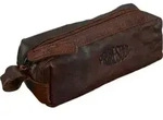 J&uuml;scha Pride and Soul Schlamperrolle Leder Etui Faulenzer Federmappe braun 47175