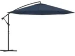 vidaXL Freiarm-Sonnenschirm 3,5 m Blau