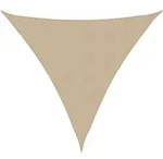 vidaXL Sonnensegel Oxford-Gewebe Dreieckig 5x5x5 m Beige