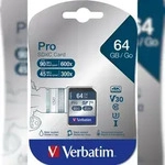Verbatim Pro 64GB SDXC Class 10 Flash Memory-Karte