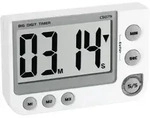TFA-Dostmann 38.2024 K&uuml;chen-Timer Digitaler K&uuml;chentimer Wei&szlig;