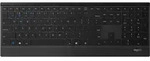 Rapoo E9500M kabellose Tastatur QWERTZ Aluminium Schwarz
