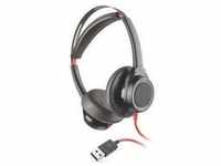 Plantronics Headset Blackwire 7225 Stereo, On-Ear, kabelgebunden, USB-A, schwarz