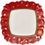 Villeroy & Boch Toy's Delight Speiseteller eckig rot 28x28cm