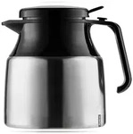 Helios Isolierkanne MONDIAL PUSH 1,3 l Edelstahl/matt