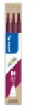 Pilot BLS-FR7-WR-S3 Tintenrollermine FriXion BLS-FR7 - 0,4 mm, dunkelrot, 3er Pack