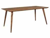 Wohnling Esstisch REPA 180 x 80 cm Esszimmertisch Sheesham Massiv Holz Tisch