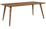 Wohnling Esstisch REPA 180 x 80 cm Esszimmertisch Sheesham Massiv Holz Tisch