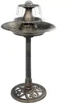 vidaXL Vogelbad mit Springbrunnen Bronzen 50&times;91 cm Kunststoff