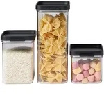 Mepal OMNIA 3er Set Vorratsdosen 700, 1100, 2000 ml Black - A