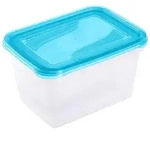 Keeeper - 2er Set Lunchboxen &agrave; 2 Liter, Modell Fredo Fresh, transparent blau