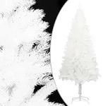 vidaXL K&uuml;nstlicher Weihnachtsbaum Naturgetreue Nadeln Wei&szlig; 120 cm
