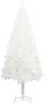 vidaXL K&uuml;nstlicher Weihnachtsbaum Naturgetreue Nadeln Wei&szlig; 240 cm