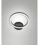 GIOTTO moderne LED-Deckenleuchte 18W schwarz 3508-21-101 Fabas Luce