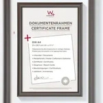 walther + design Trendstyle Kunststoff Bilderrahmen, stahl, 21 x 29,7 cm