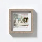 walther + design Stockholm 3D Holz Bilderrahmen 20x20 cm GRAU