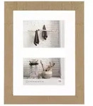 walther + design Home Holz Galerierahmen 2x 10x15 cm BEIGEBRAUN
