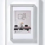 Steel Style Kunststoff Bilderrahmen 15x20 cm SILBER
