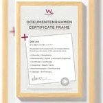 walther + design Peppers Holz Bilderrahmen 21x29,7 cm (DIN A4) KIEFER