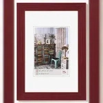 Grado Holz Bilderrahmen 10x15 cm cm ROT