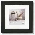walther + design Home Holz Bilderrahmen 20x20 cm SCHWARZ
