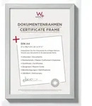 walther + design JK318S,Construction Designrahmen 013X018 cm SILBER