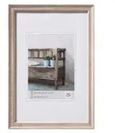 walther + design ND824P,Bench Holzrahmen 018X024 cm, BRAUN